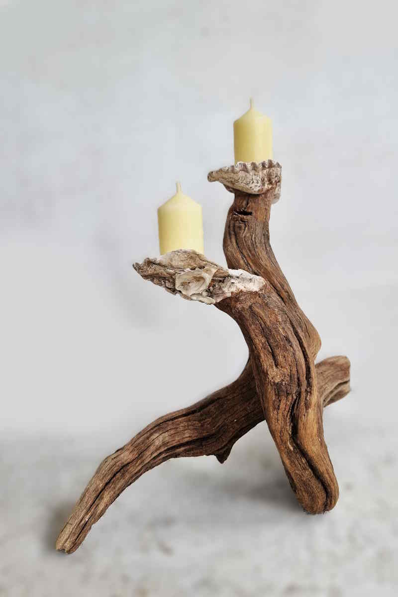 Driftwood Candle Holder 2